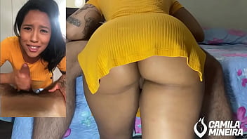 Cavala mamando e pedindo para gozar na boca – Xvideo caseiro